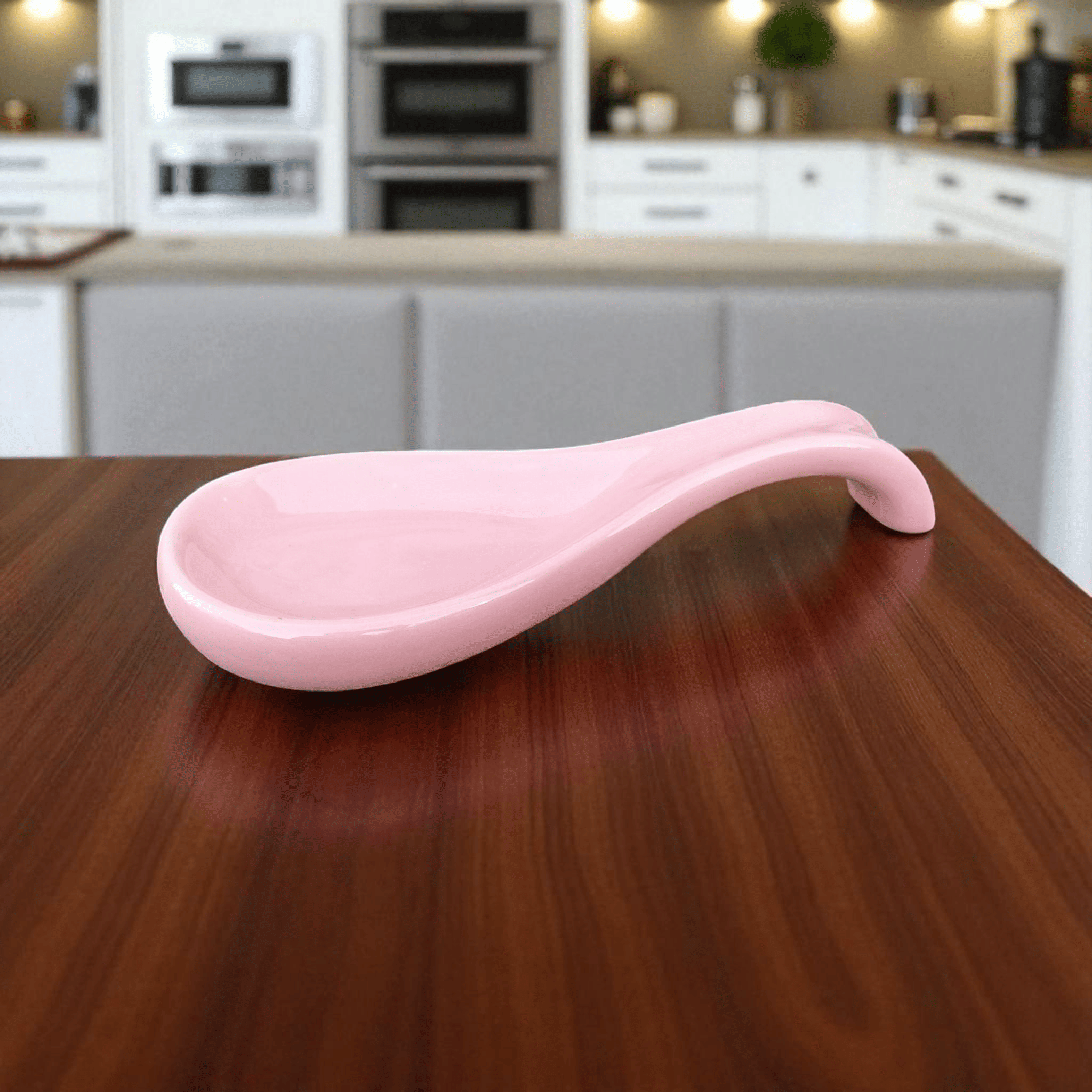     			Malaikah Solid Spn Rst Ceramic Plain Cutlery Holder Pink ( Pack of 1 )
