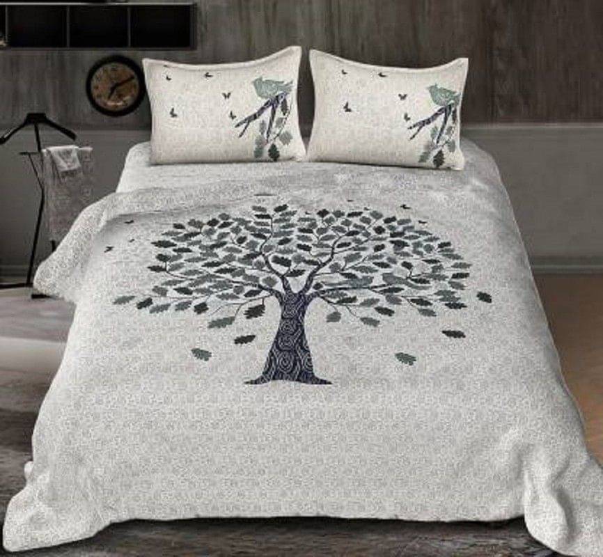 Navkaar Creation Cotton 1 Double Bedsheet with 2 Pillow Covers ( Black ) Navkaar Creation Cotton 1 Double Bedsheet with 2 Pillow Covers ( Black )