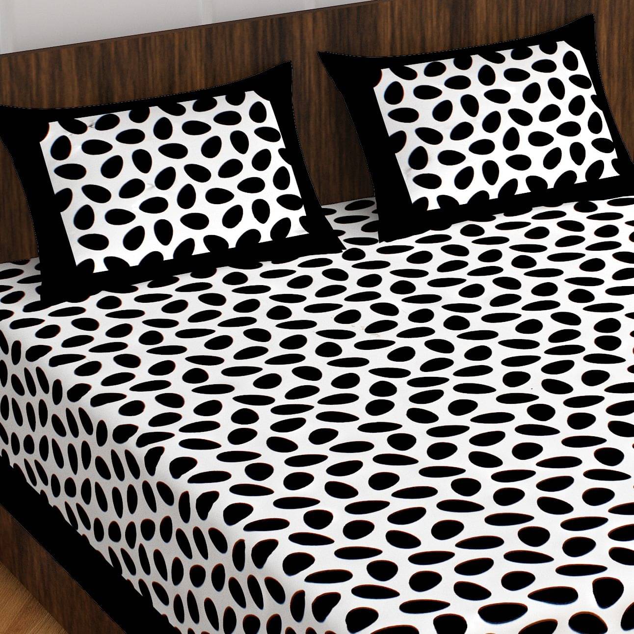 Navkaar Creation Cotton 1 Double Bedsheet with 2 Pillow Covers ( Multicolor ) Navkaar Creation Cotton 1 Double Bedsheet with 2 Pillow Covers ( Multicolor )