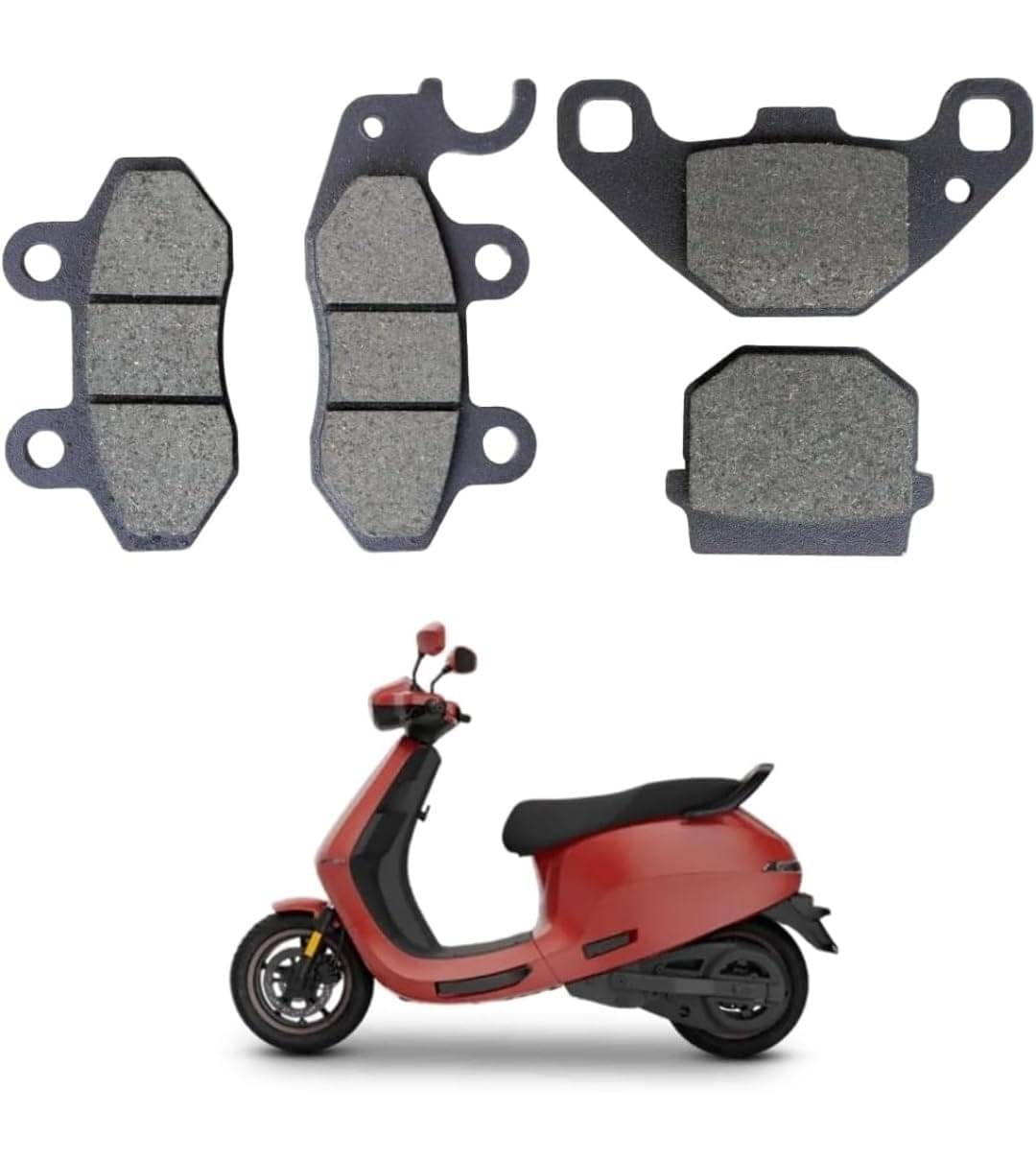     			Rock World FRONT AND REAR BRAKE DISC PAD COMPATIBLE OLA S1 / S1 PRO Premium Performance for Comfort & Safety | Durable & Good - Qualityy Scooter Accessories