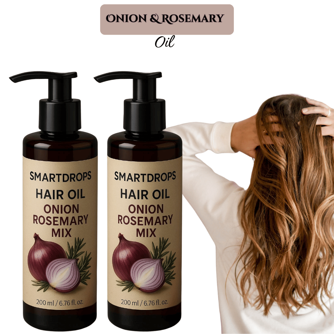     			Smartdrops Shine Enhancing Onion Oil 200 ml ( Pack of 2 )