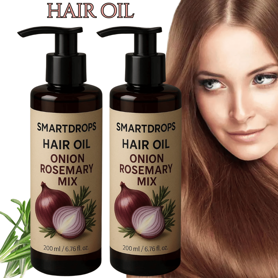     			Smartdrops Shine Enhancing Onion Oil 200 ml ( Pack of 2 )
