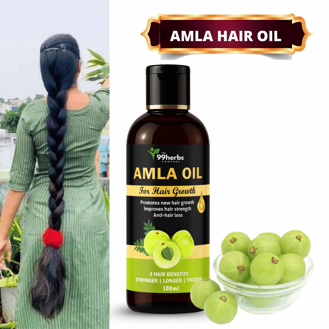 THE 99 HERBS COMPANY Hair Growth Amla Oil 100 ml ( Pack of 1 ) THE 99 HERBS COMPANY Hair Growth Amla Oil 100 ml ( Pack of 1 )