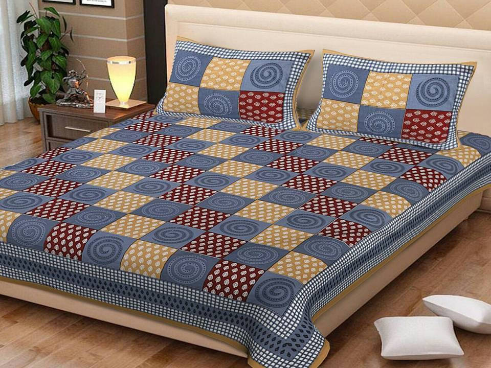 WAR TRADE Cotton 1 Double Bedsheet with 2 Pillow Covers ( Brown )     			WAR TRADE Cotton 1 Double Bedsheet with 2 Pillow Covers ( Brown )