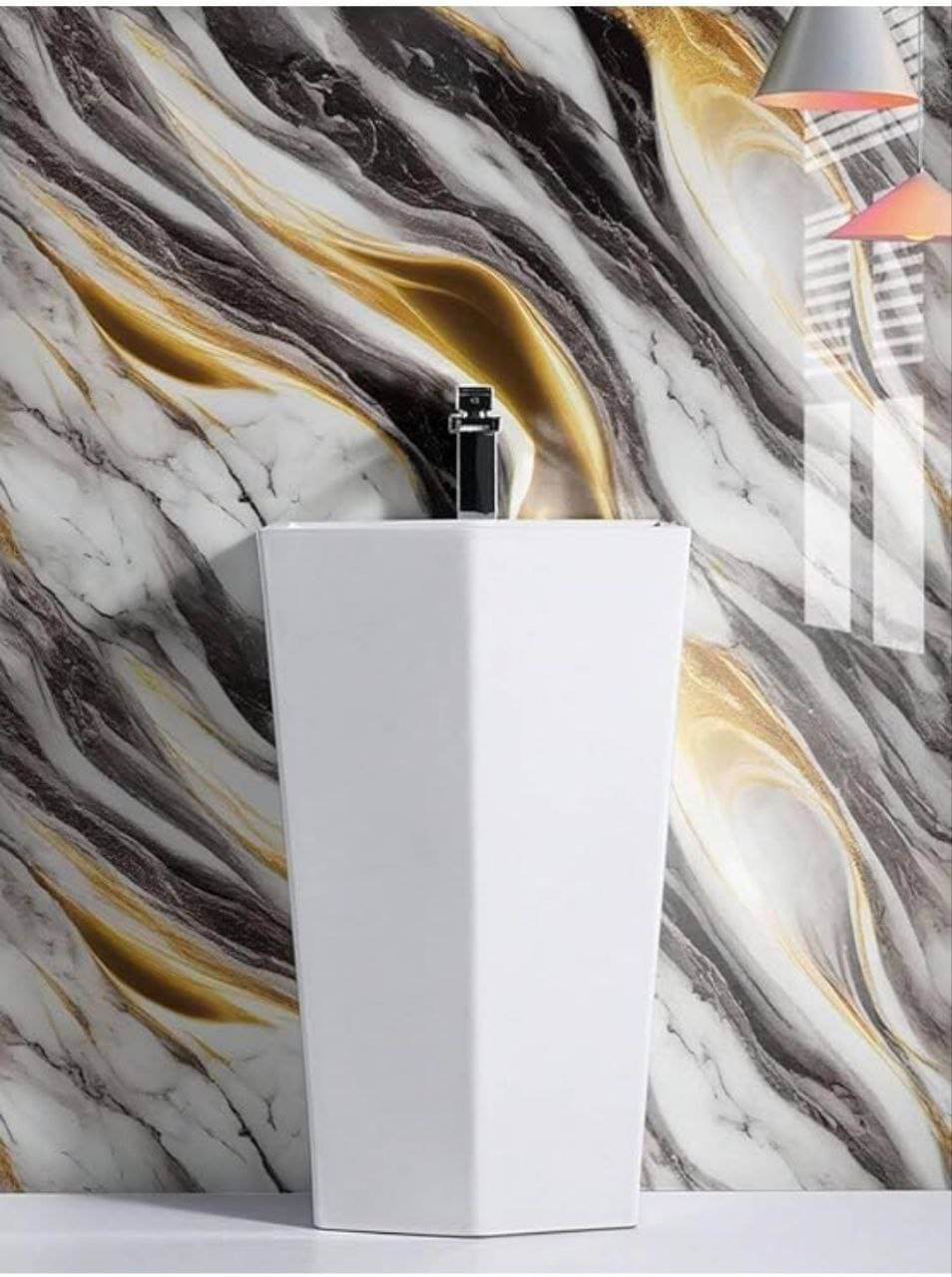 WRUNJI, WHITE BLACK GOLD Self-Adhesive Wallpaper Waterproof Old Furniture Vinyl Stickers Wooden Door Wardrobe Desktop PVC Wall Papers(60*200) WRUNJI, WHITE BLACK GOLD Self-Adhesive Wallpaper Waterproof Old Furniture Vinyl Stickers Wooden Door Wardrobe Desktop PVC Wall Papers(60*200)