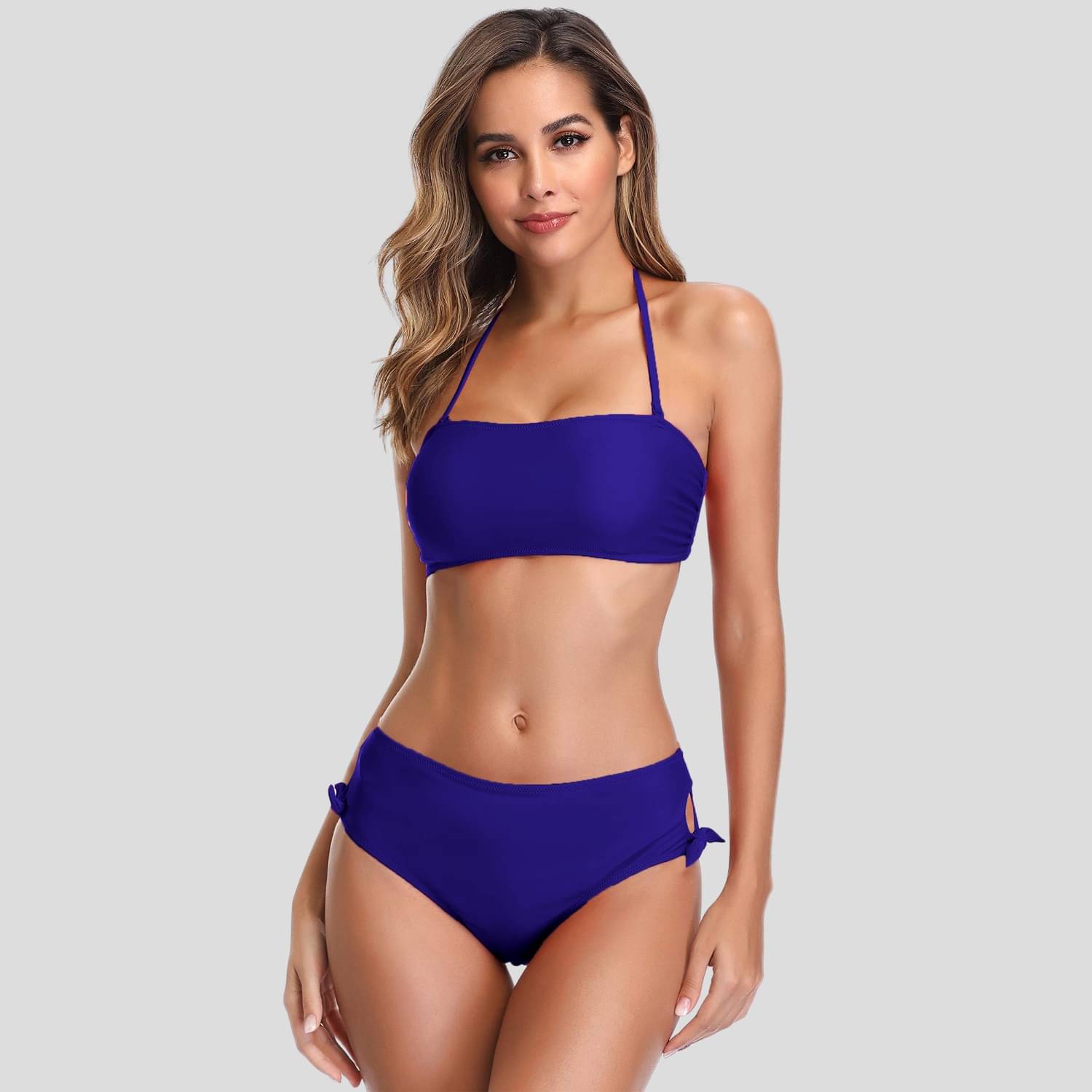     			Zerjama Nylon Navy Bikini -