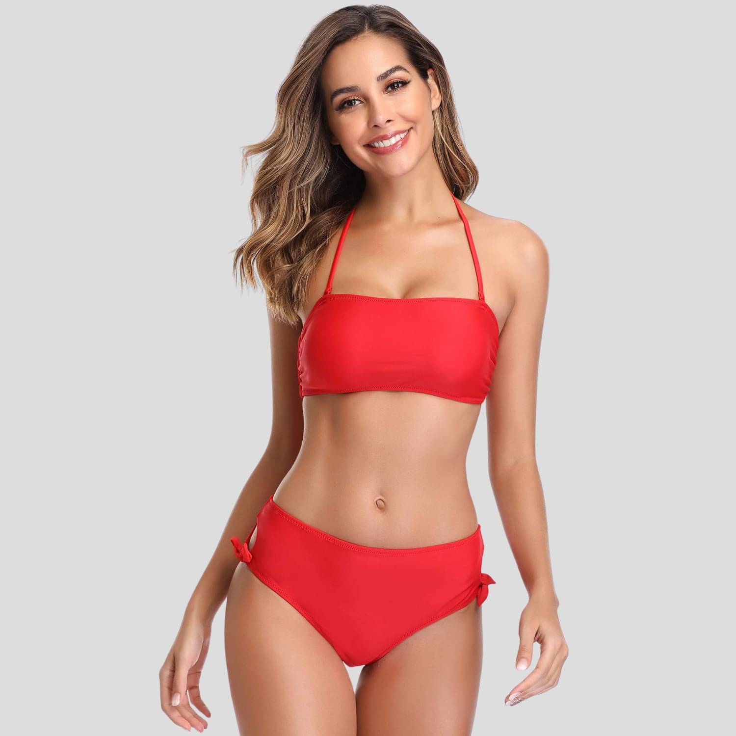     			Zerjama Nylon Red Bikini -