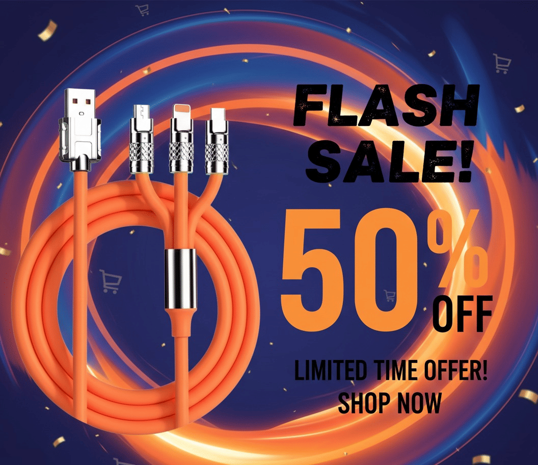 3-in-1 Multi Device Fast Charging Data Cable 3-in-1 Multi Device Fast Charging Data Cable