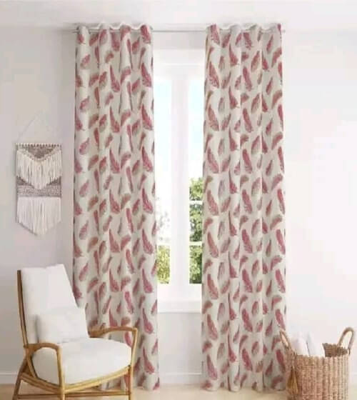     			AADI TRADERS Solid Semi-Transparent Eyelet Curtain 5 ft ( Pack of 2 ) - Maroon
