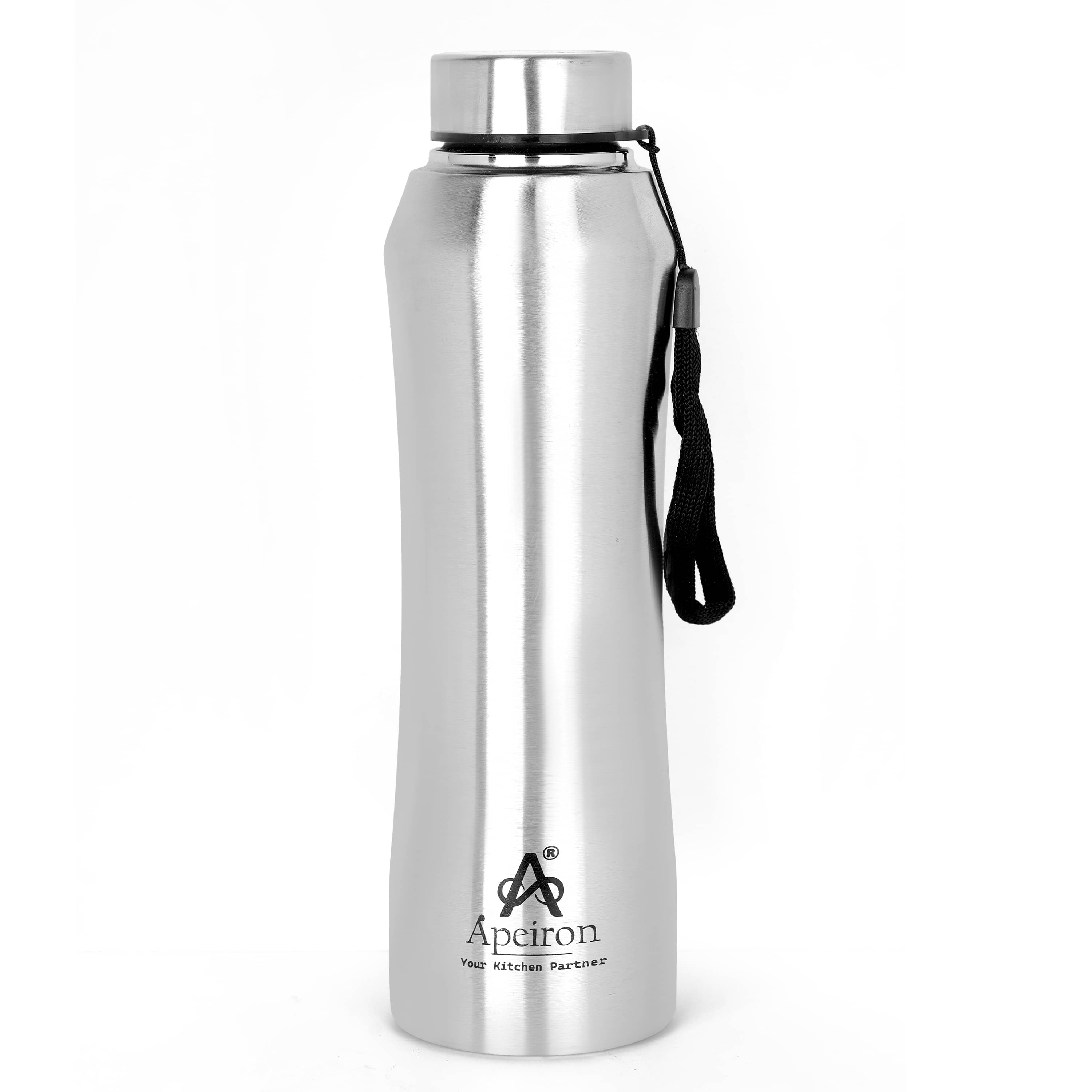 APEIRON Single Wall Bottle Silver Stainless Steel Fridge Water Bottle 1000 mL ( Set of 1 ) APEIRON Single Wall Bottle Silver Stainless Steel Fridge Water Bottle 1000 mL ( Set of 1 )