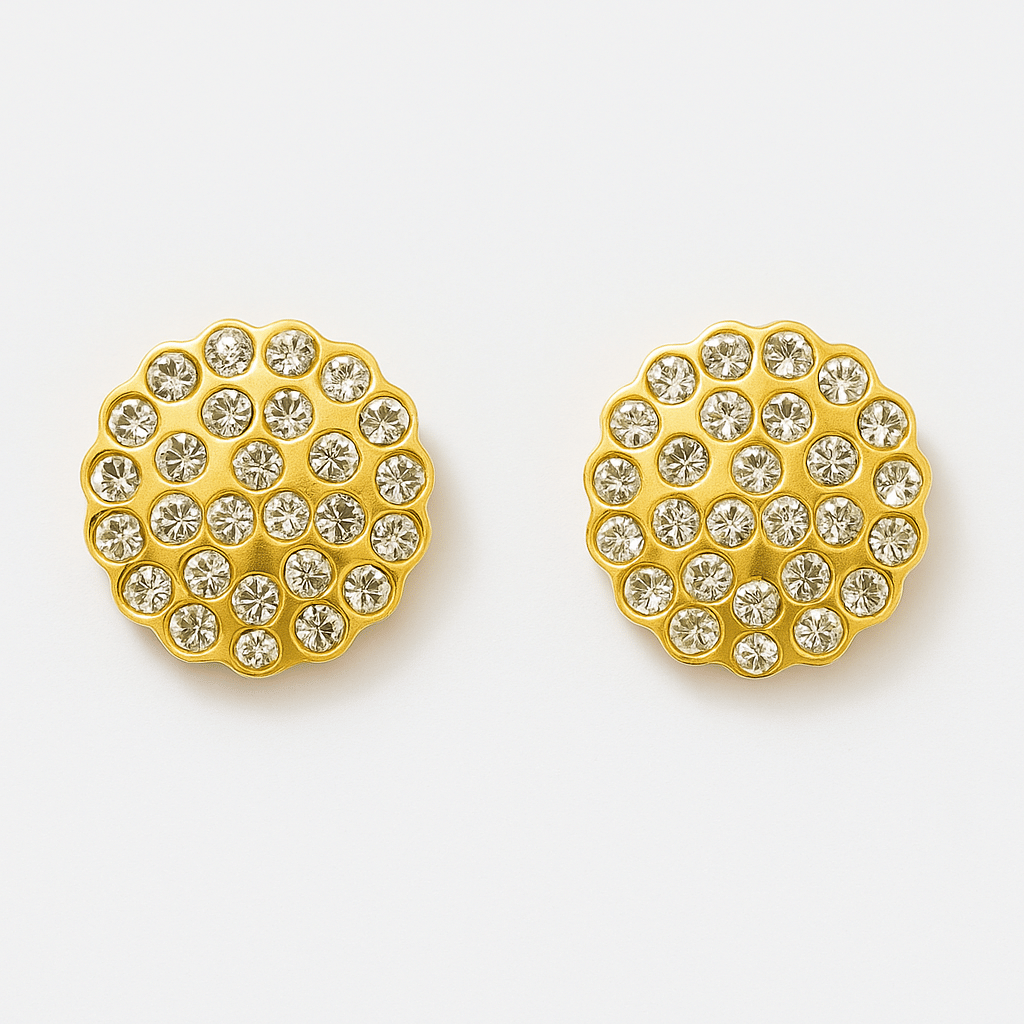     			Angolalark Beige Jhumki Earrings ( Pack of 1 )