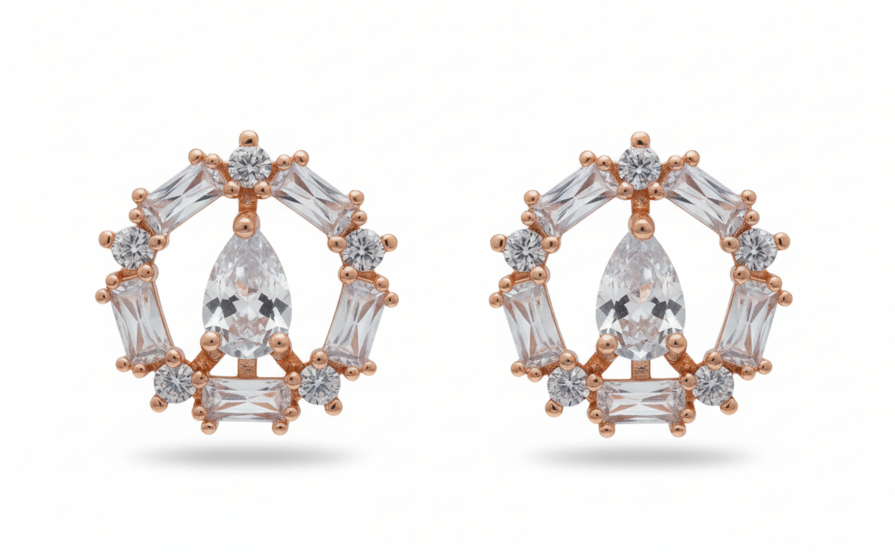     			Angolalark Beige Jhumki Earrings ( Pack of 1 )