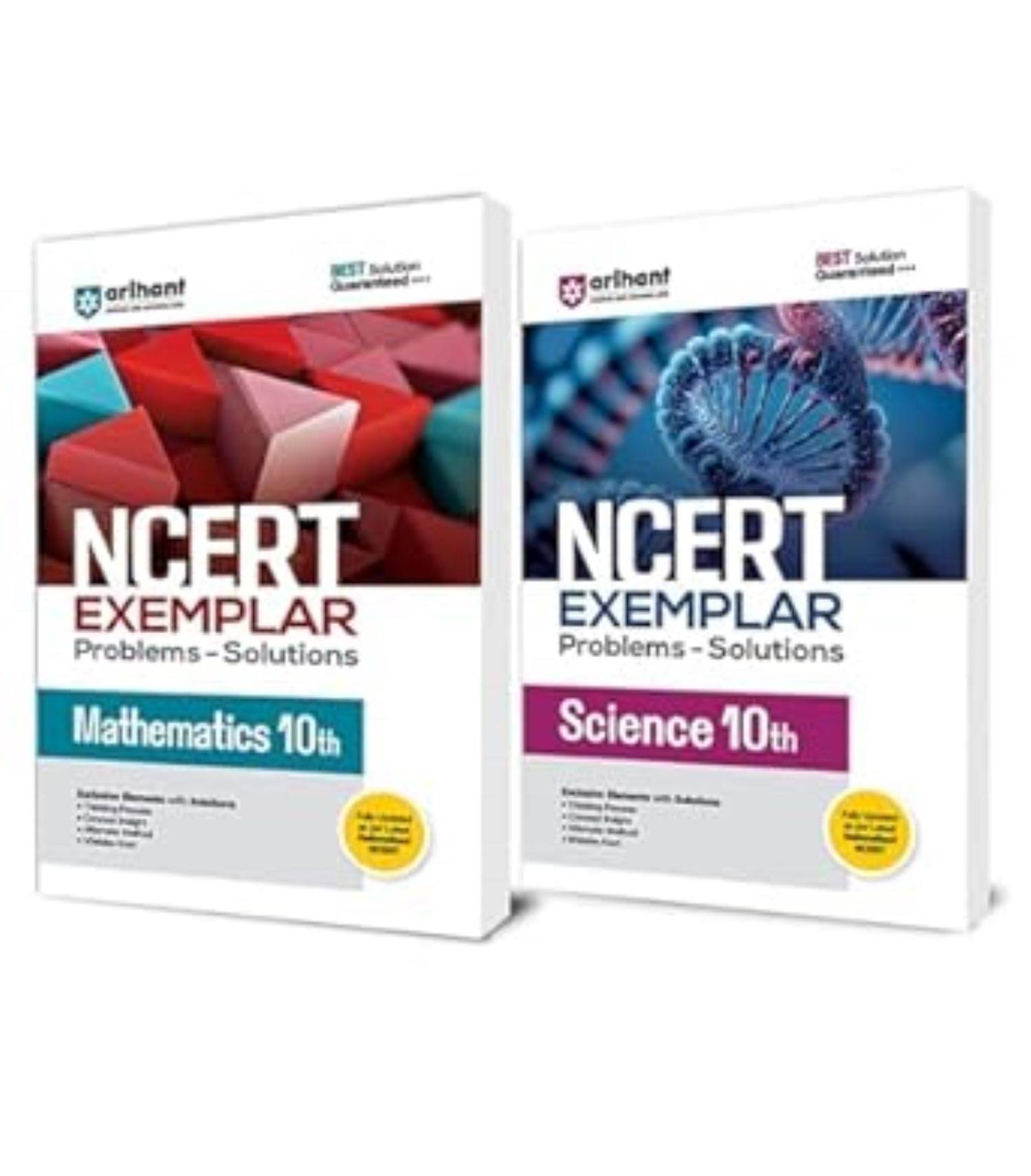     			Arihant NCERT Exemplar Science, Math 10th Latest Rationalized Edition (Set of 2)| Problems & Solutions with Exclusive Elements