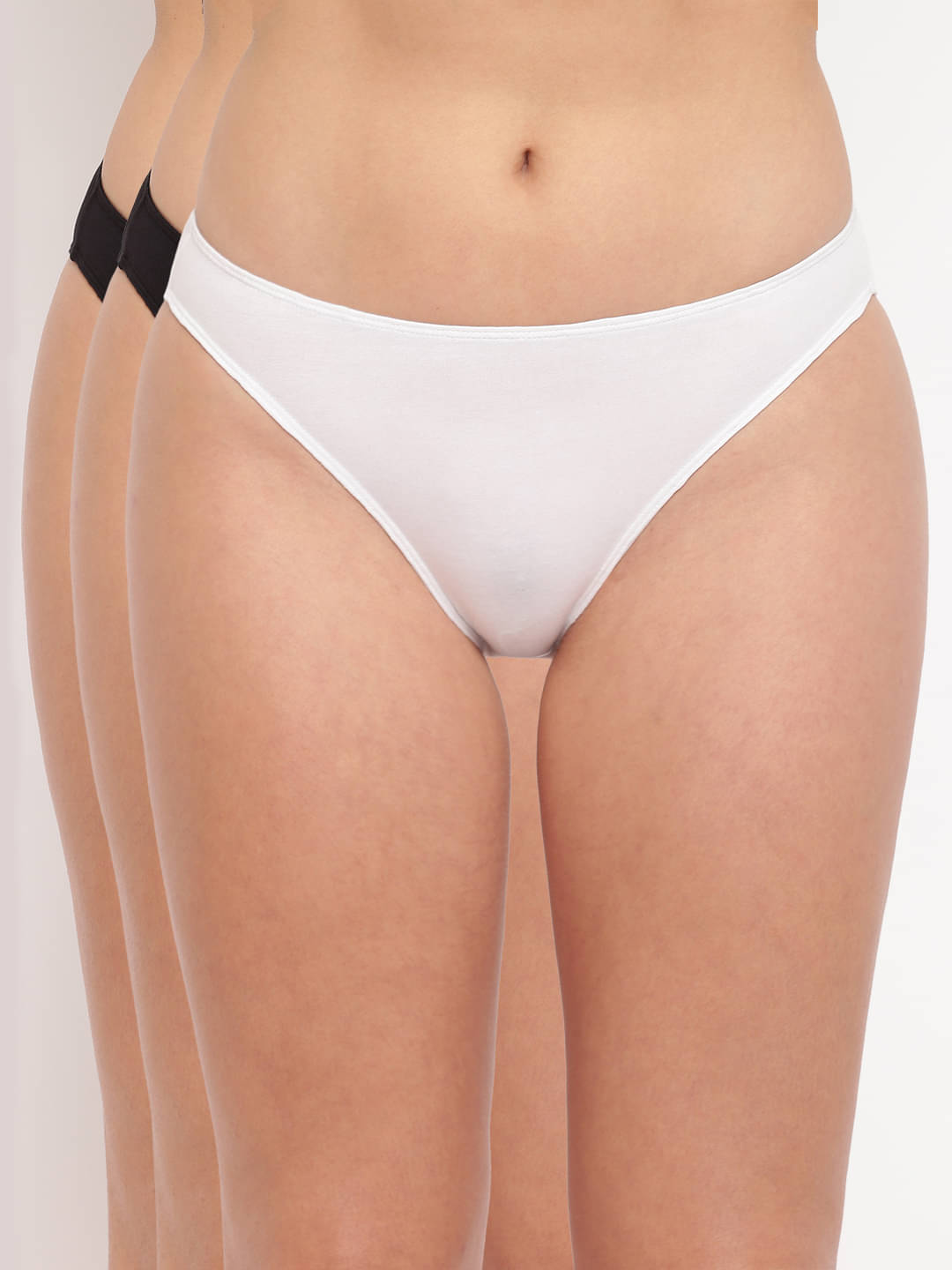 BASIICS By La Intimo Cotton Lycra Bikini ( Multi Color , Pack of 3 )     			BASIICS By La Intimo Cotton Lycra Bikini ( Multi Color , Pack of 3 )