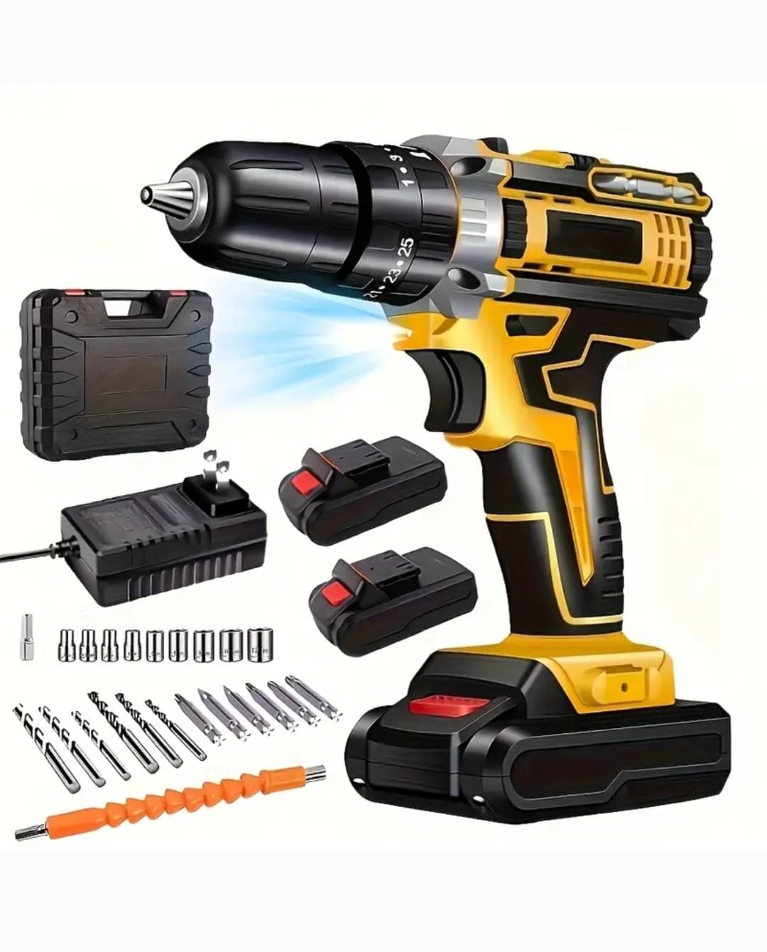 BLUE BOX - Drill machine 30W 10mm Cordless Drill Machine with Bits BLUE BOX - Drill machine 30W 10mm Cordless Drill Machine with Bits