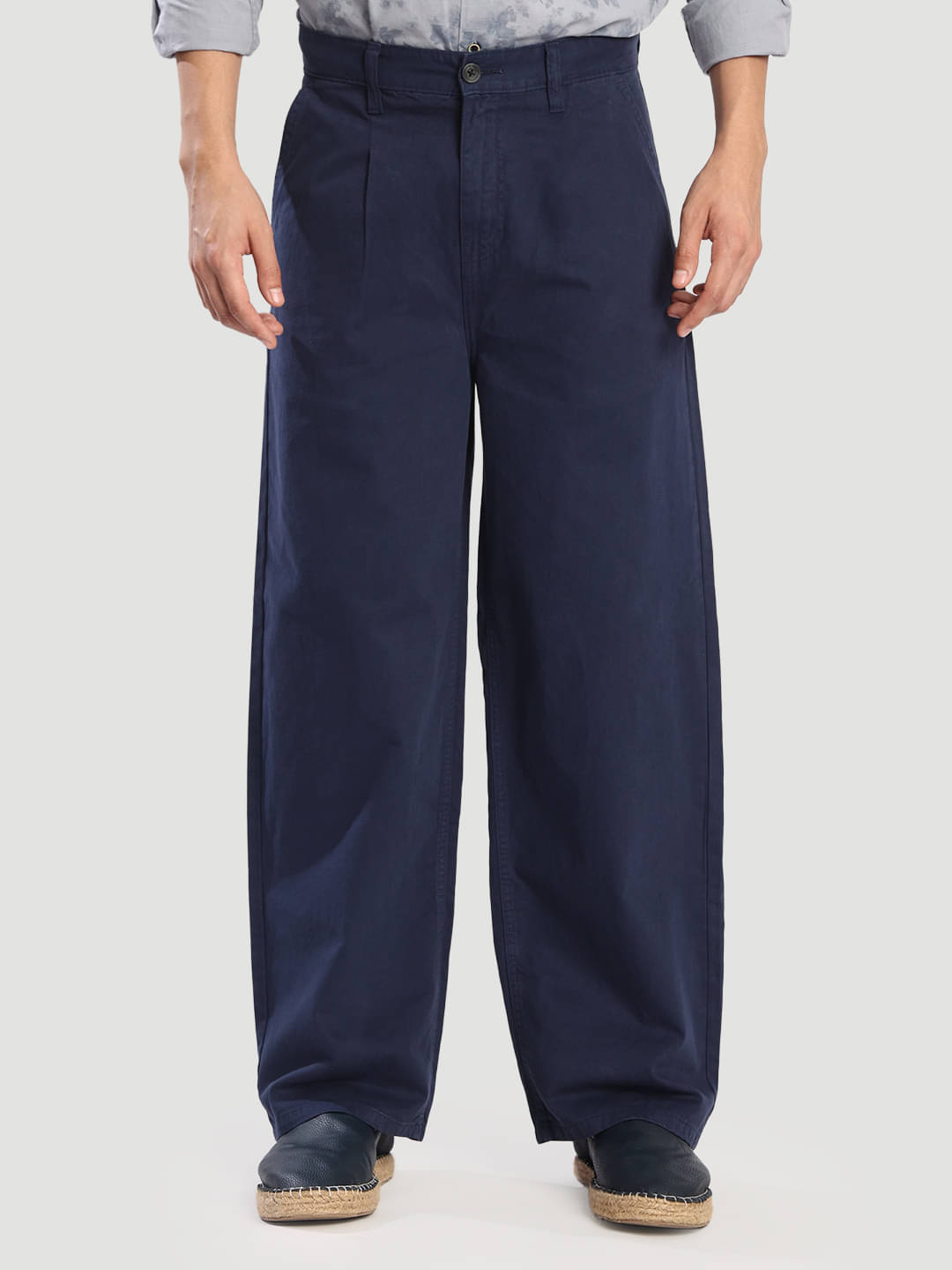     			Bene Kleed Loose Men's Formal Trouser - Blue ( Pack of 1 )