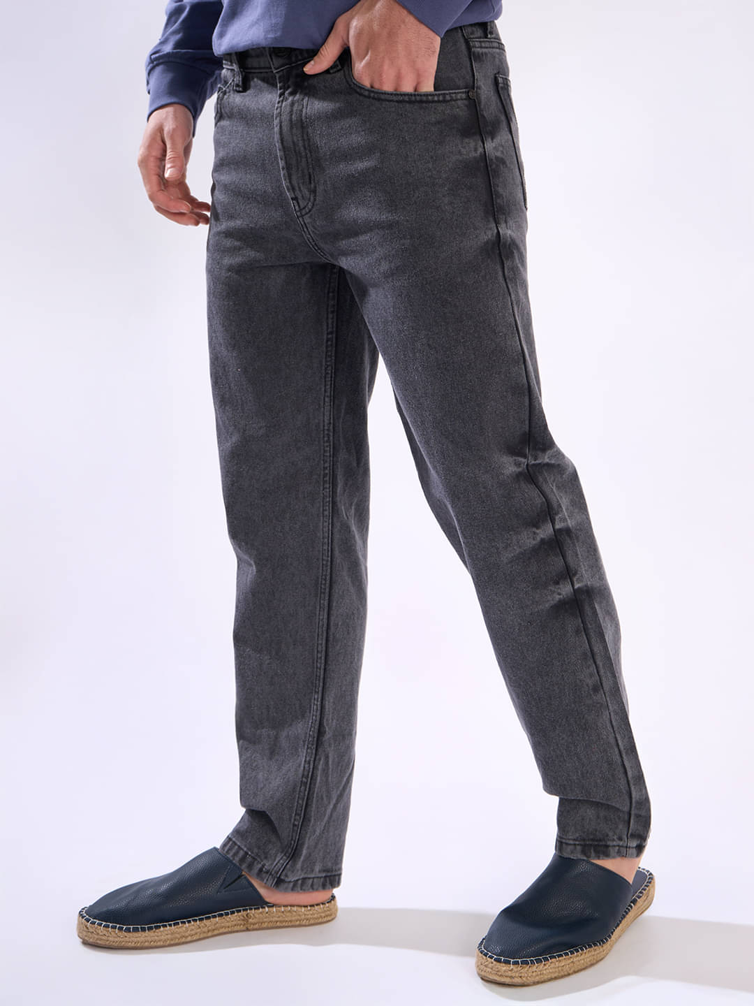 Bene Kleed Straight Clean Look Men's Jeans - Charcoal ( Pack of 1 )     			Bene Kleed Straight Clean Look Men's Jeans - Charcoal ( Pack of 1 )
