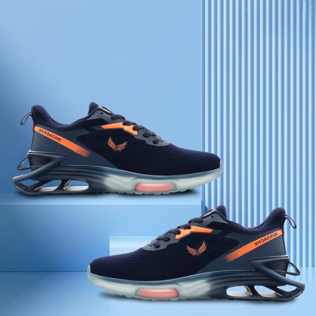 Bersache  Men's Casual Shoe Navy Blue Navy Blue Men's Outdoor Shoes - Casual Shoes | Buy online on ZillyBuy