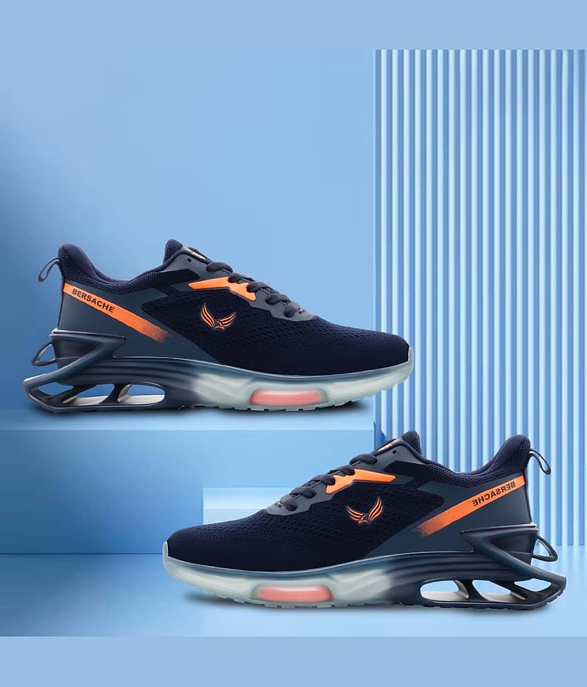 Bersache Men's Casual Shoe Navy Blue Navy Blue Men's Outdoor Shoes - Casual Shoes | Buy online on ZillyBuy