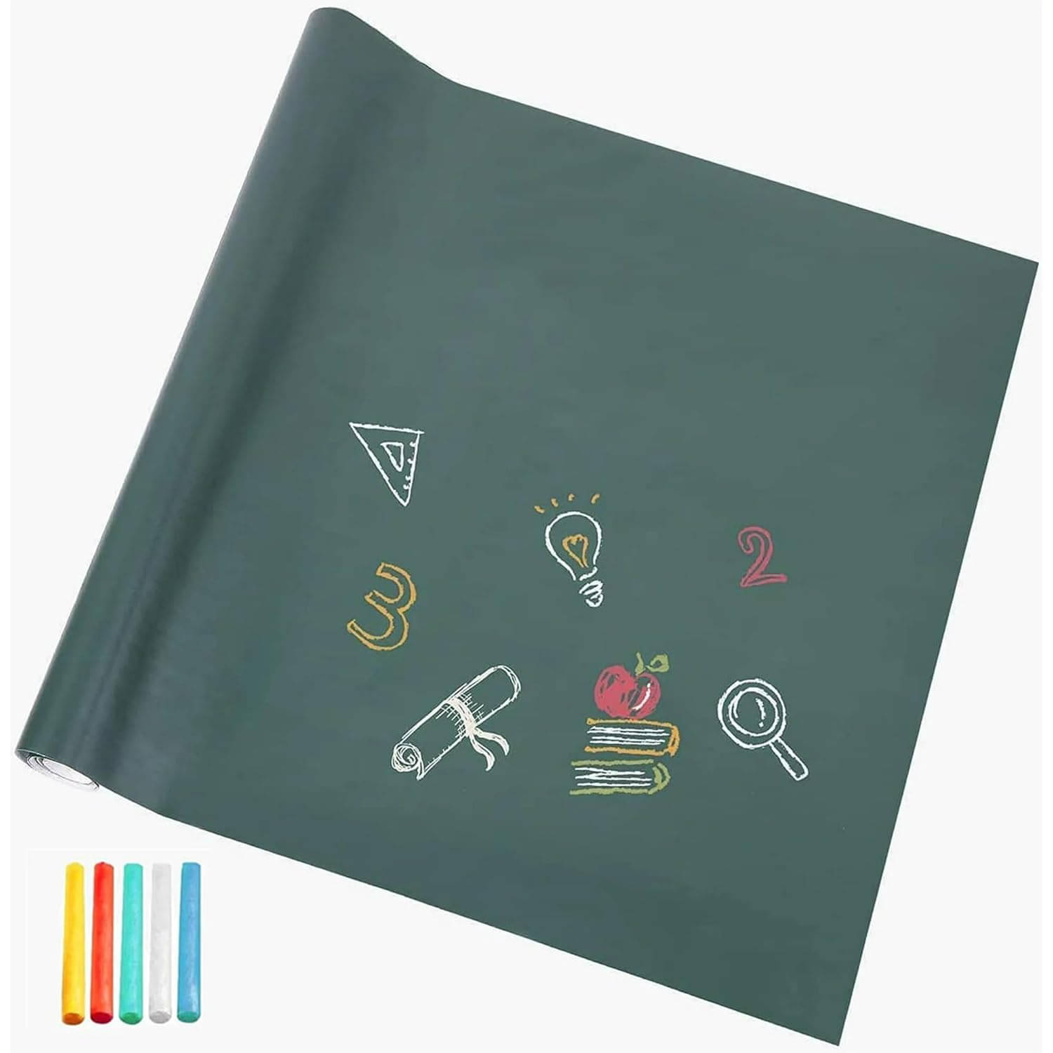 Black Board (45x200cm) Wall Sticker Removable Decal Chalkboard with 5 Chalks for Home School Office College Room Kitchen Kids     			Black Board (45x200cm) Wall Sticker Removable Decal Chalkboard with 5 Chalks for Home School Office College Room Kitchen Kids