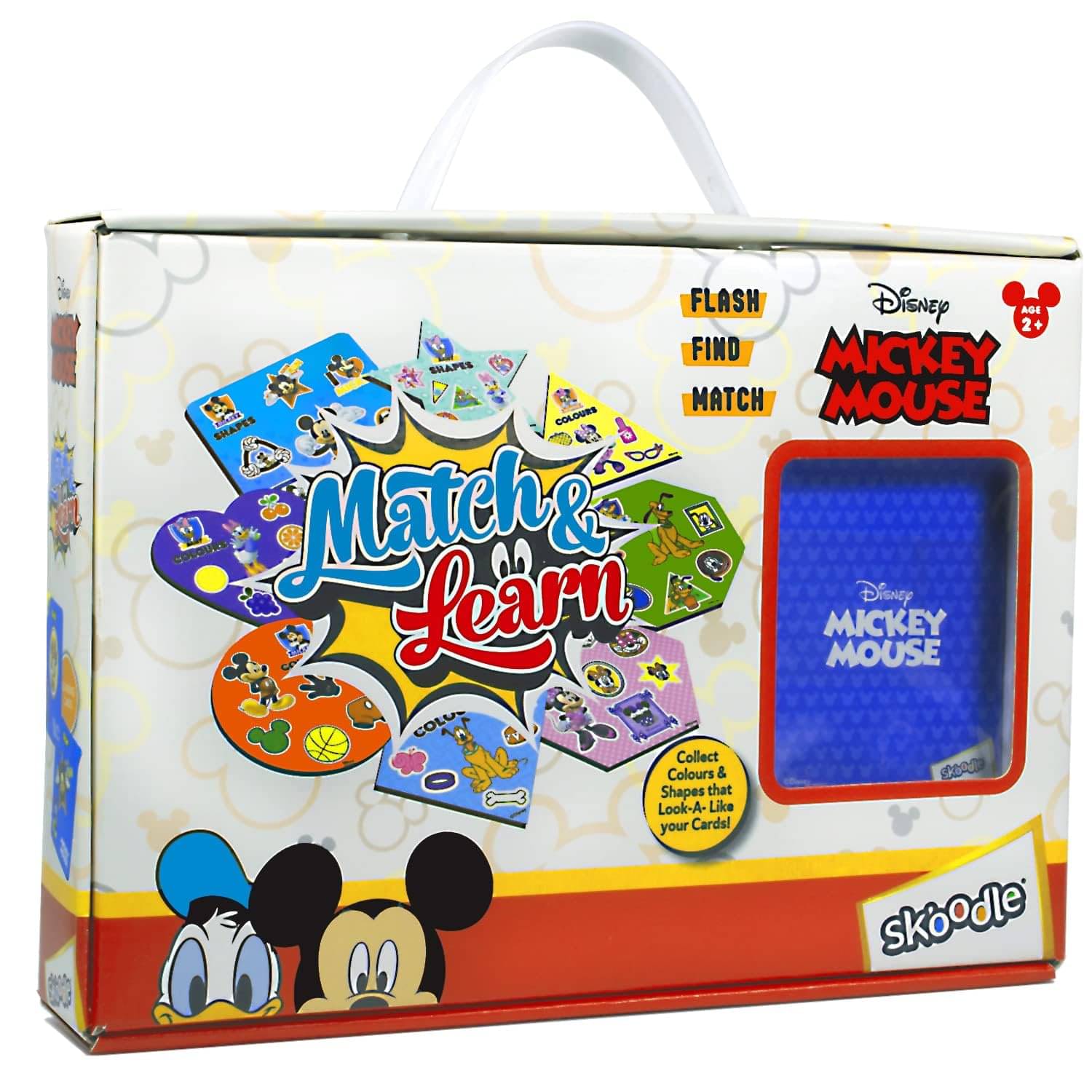     			Braintastic Mickey Mouse Match & Learn Educational Brain Booster Game for Memory and Concentration Builder for Kids