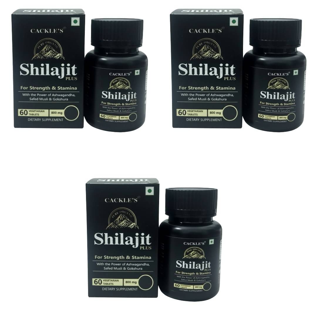     			Cackle's Ayurvedic Shilahit Plus Tablets 60no.s (Pack of 3)
