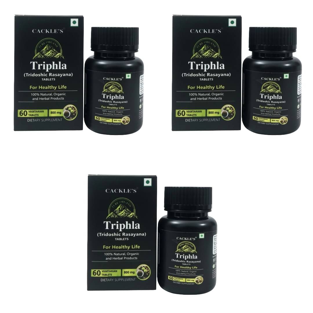     			Cackle's Herbal Triphla Tablets 60no.s (Pack of 3)
