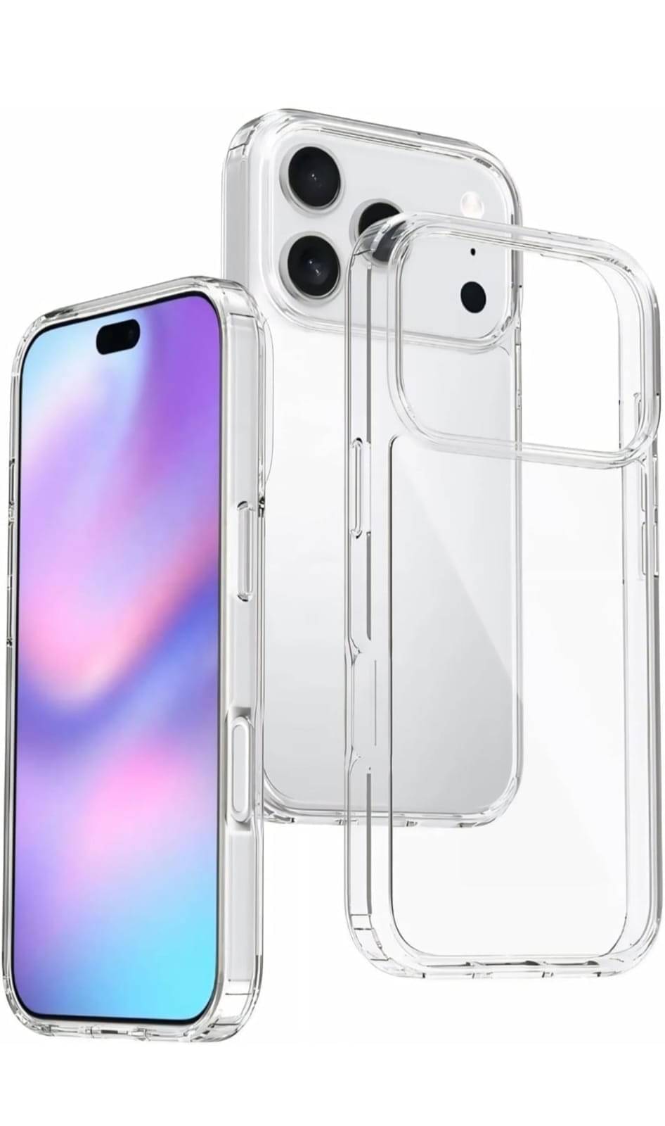     			Cover Craze Plain Cases Compatible For Silicon iPhone 17 Pro Max ( Pack of 1 )