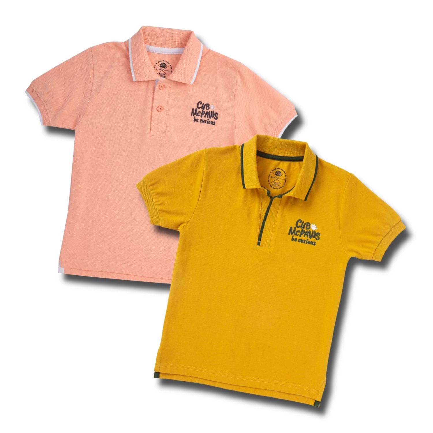     			Cub Mcpaws Pack of 2 Boys Cotton Polo T-Shirt ( Multicolor4 )