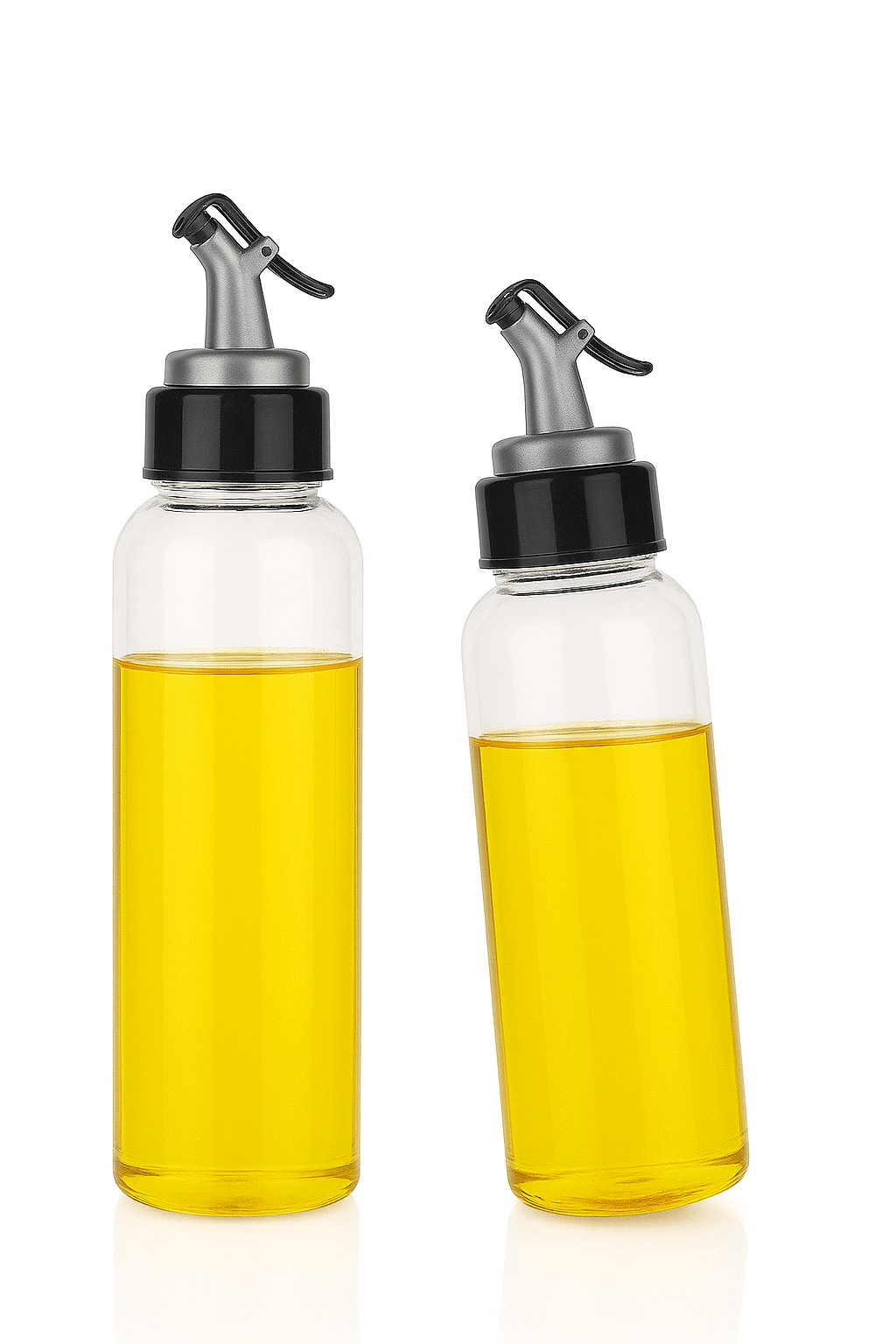     			Dreamy Delights Plastic Transparent Oil Container ( Set of 2 )