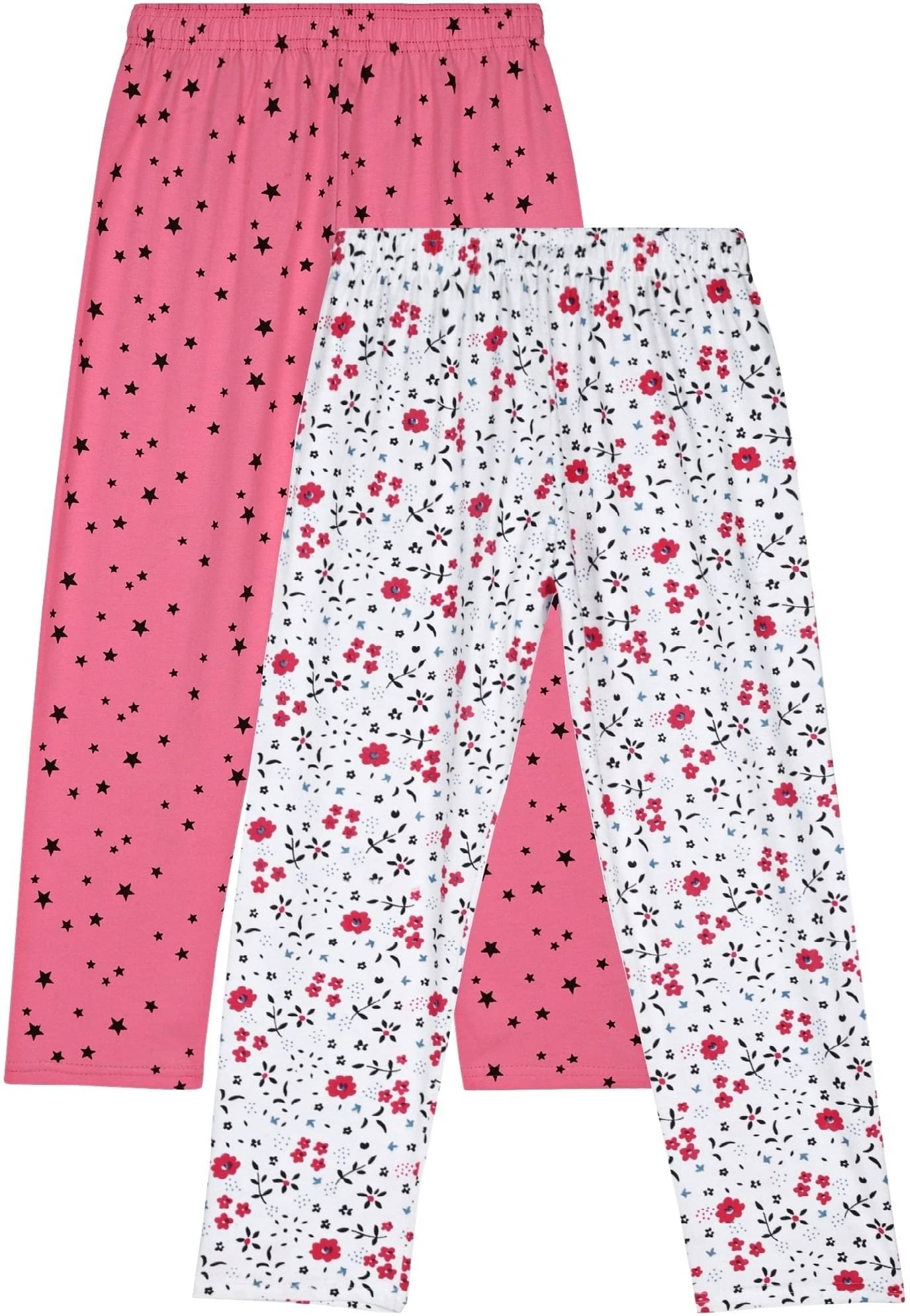     			Eye Water Pack of 2 Girls Cotton Legging ( White )