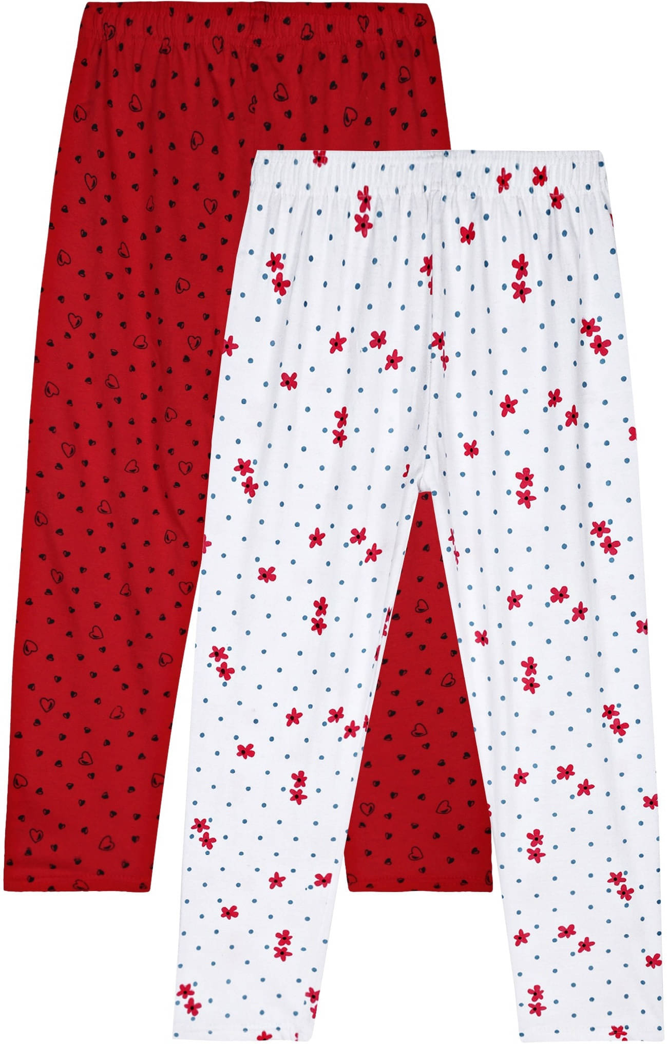     			Eye Water Pack of 2 Girls Cotton Legging ( Multicolor )