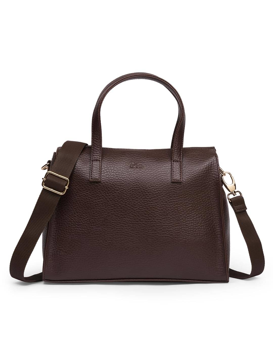     			Globus Handheld Bag PU Set of 1 ( Brown )