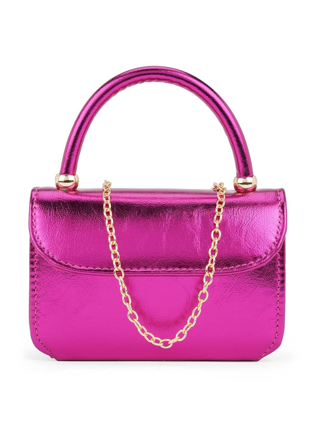     			Globus Handheld Bag PU Set of 1 ( Pink )