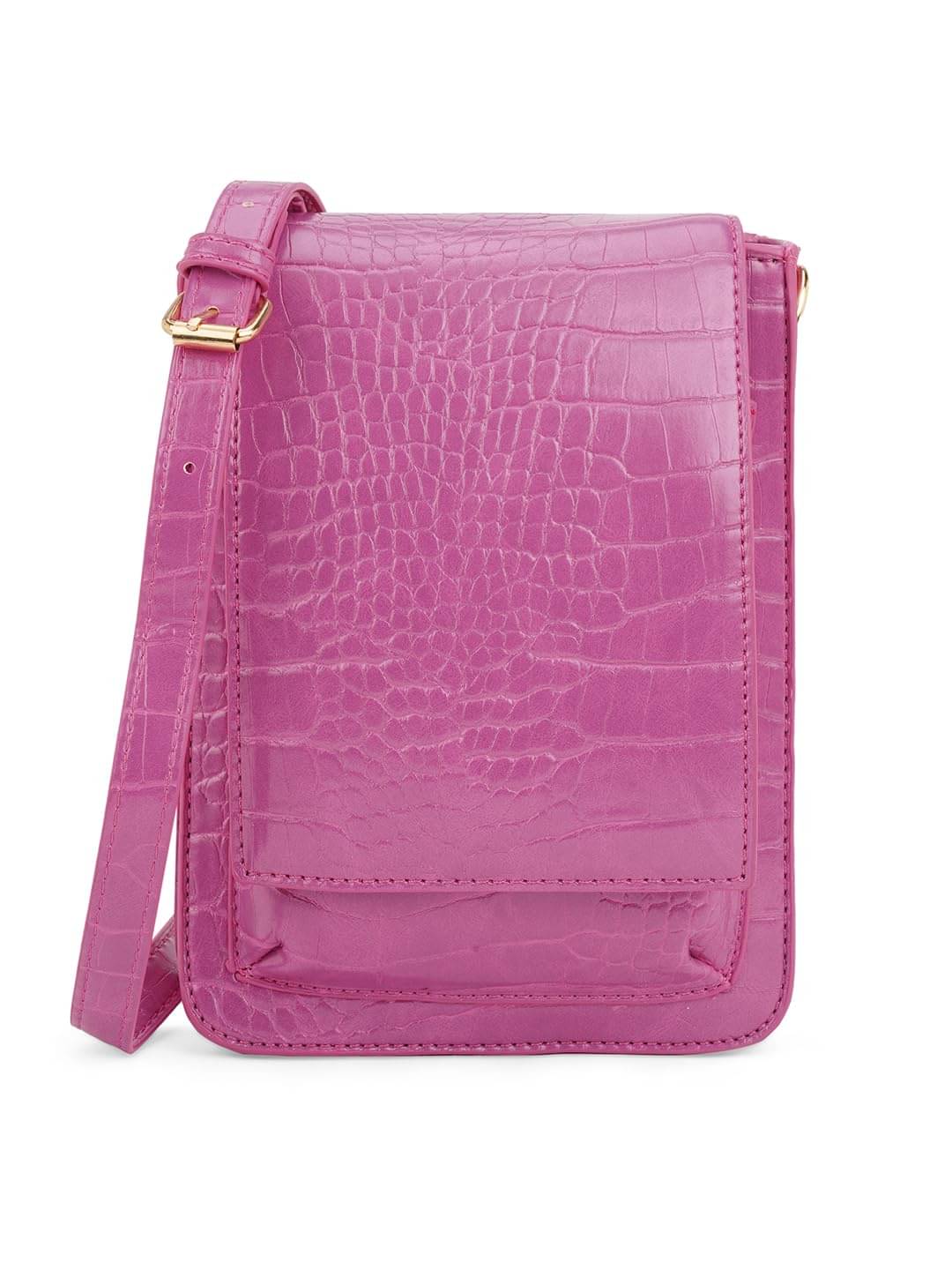     			Globus Handheld Bag PU Set of 1 ( Pink )