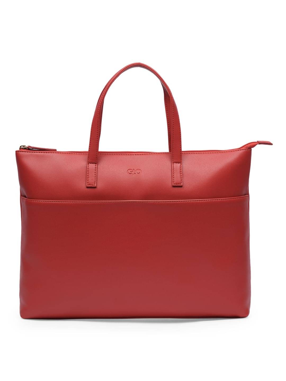     			Globus Handheld Bag PU Set of 1 ( Red )