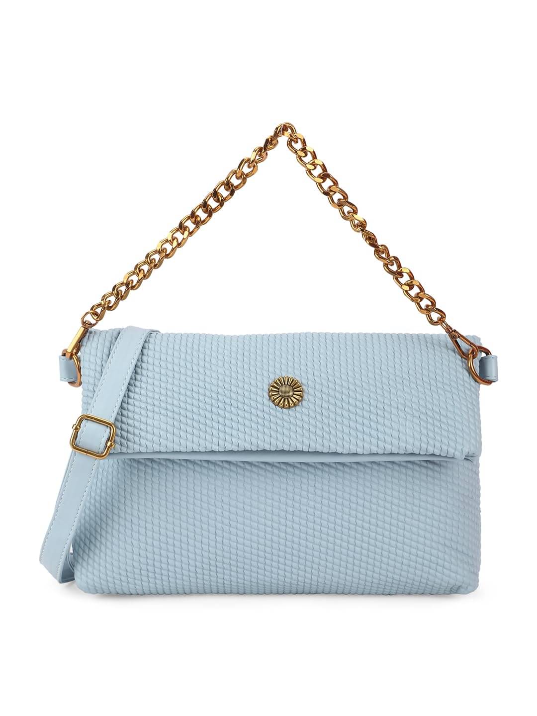     			Globus Handheld Bag PU Set of 1 ( Blue )