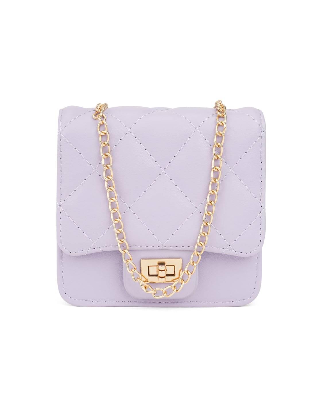     			Globus Handheld Bag PU Set of 1 ( Purple )