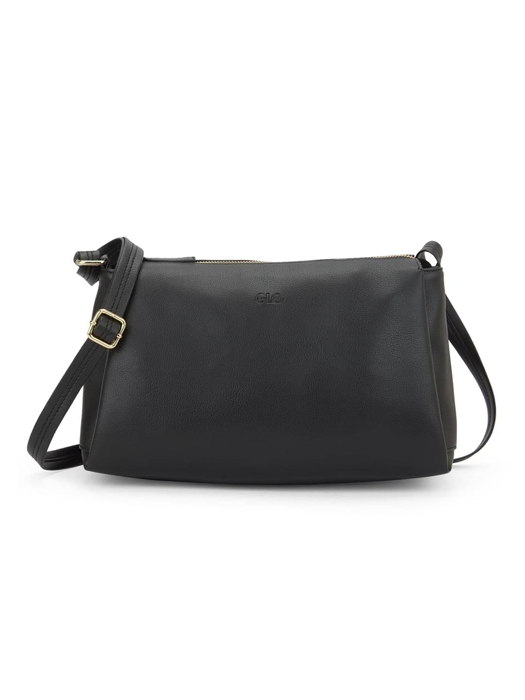     			Globus Sling Bag PU Set of 1 ( Black )
