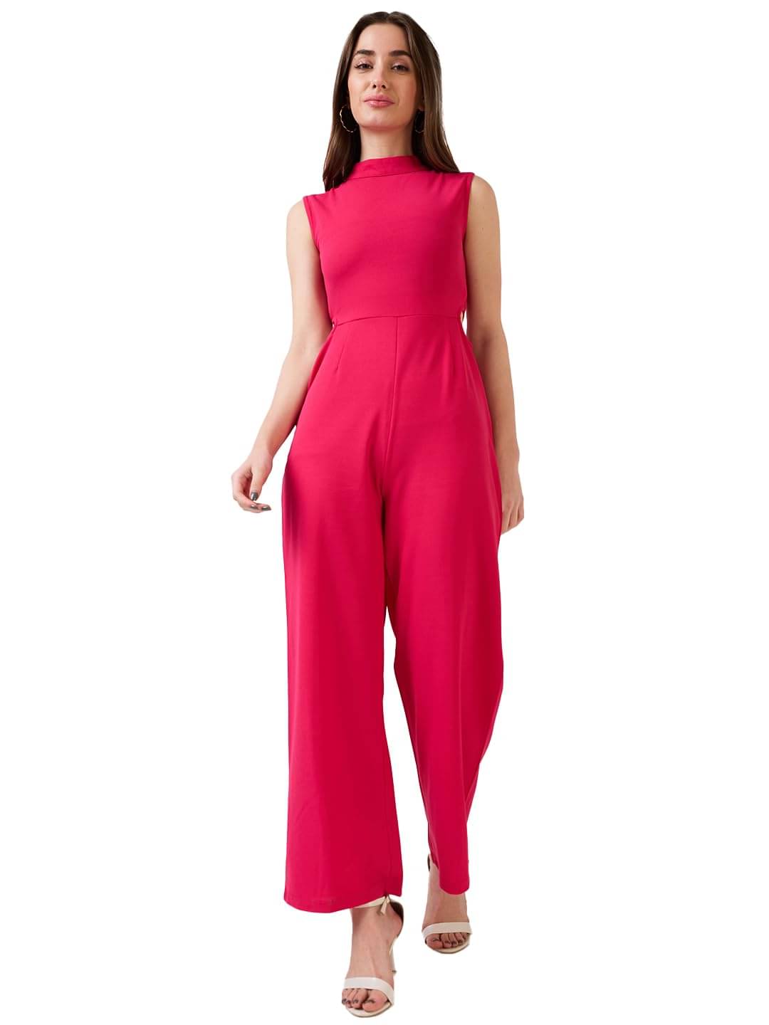     			Globus Women Polyester Jumpsuit ( Pink )