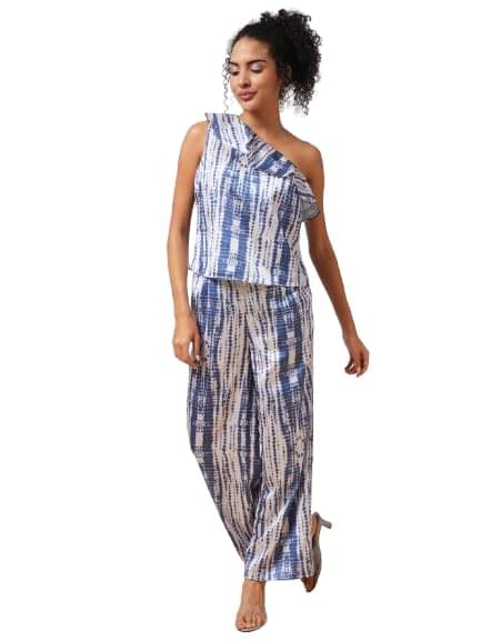     			Globus Women Top With Trousers Co-Ord Set ( Multicolor )