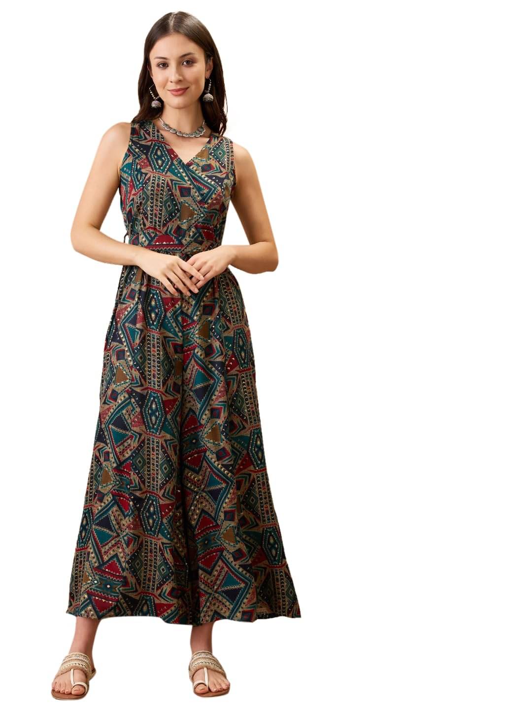     			Globus Women Viscose Jumpsuit ( Navy Blue )