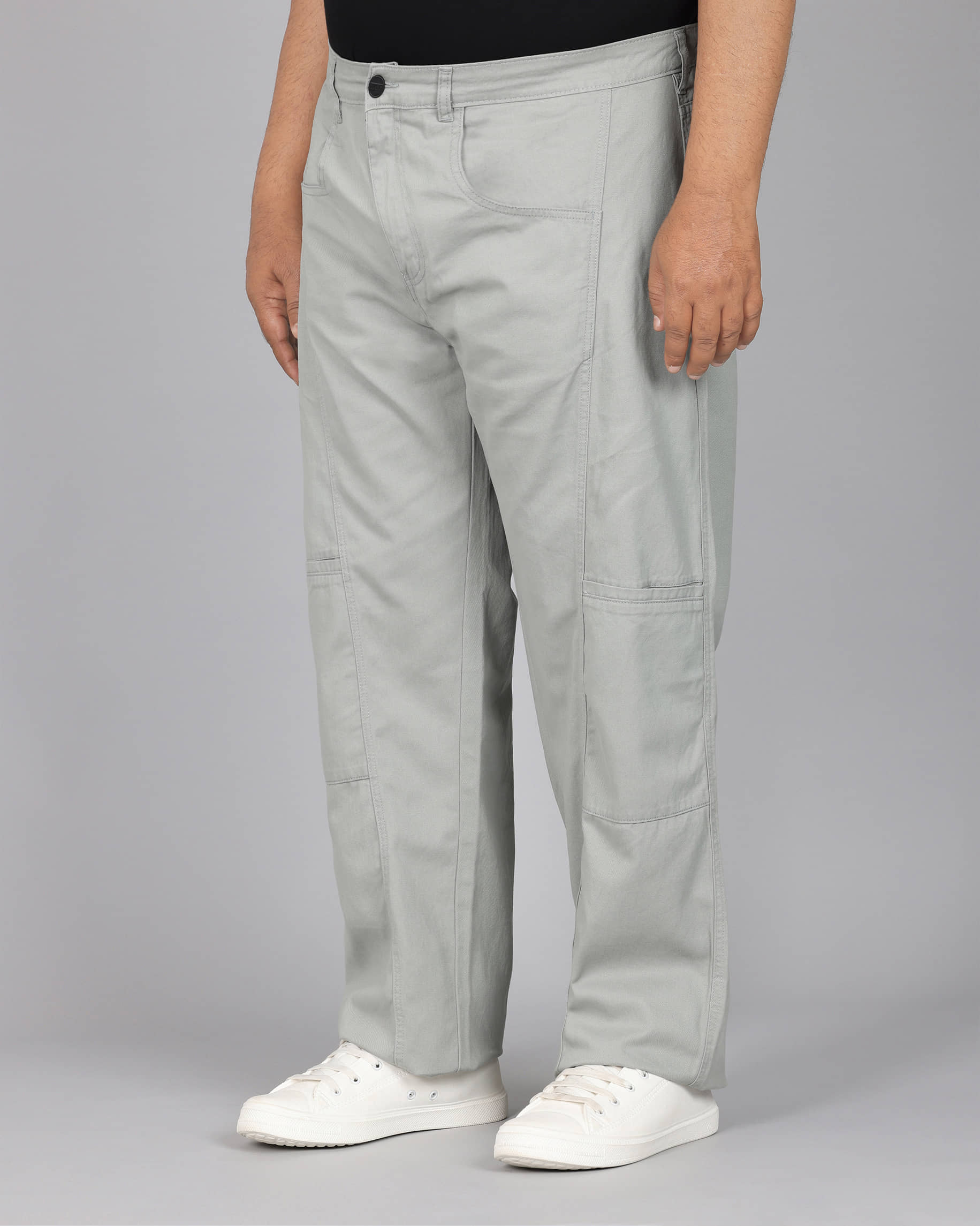 IVOC Straight Men's Trouser - Grey ( Pack of 1 ) - Trousers | Buy online on ZillyBuy