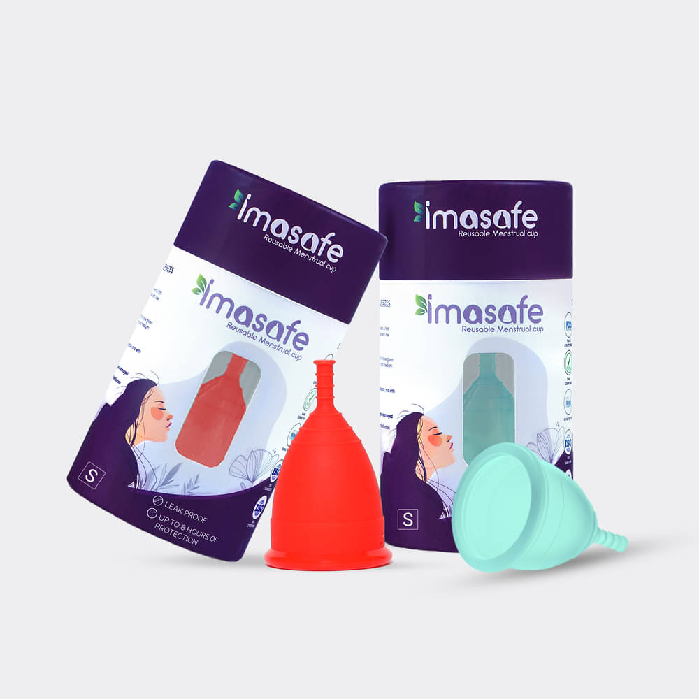     			Imasafe Silicone Reusable Menstrual Cup Small ( Pack of 1 )