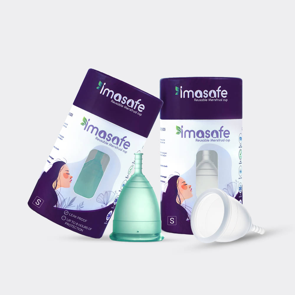     			Imasafe Silicone Reusable Menstrual Cup Small ( Pack of 1 )