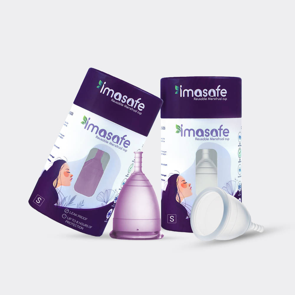     			Imasafe Silicone Reusable Menstrual Cup Small ( Pack of 1 )