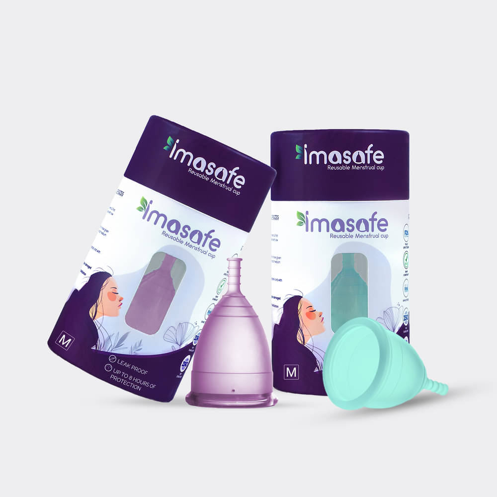     			Imasafe Silicone Reusable Menstrual Cup Medium ( Pack of 1 )