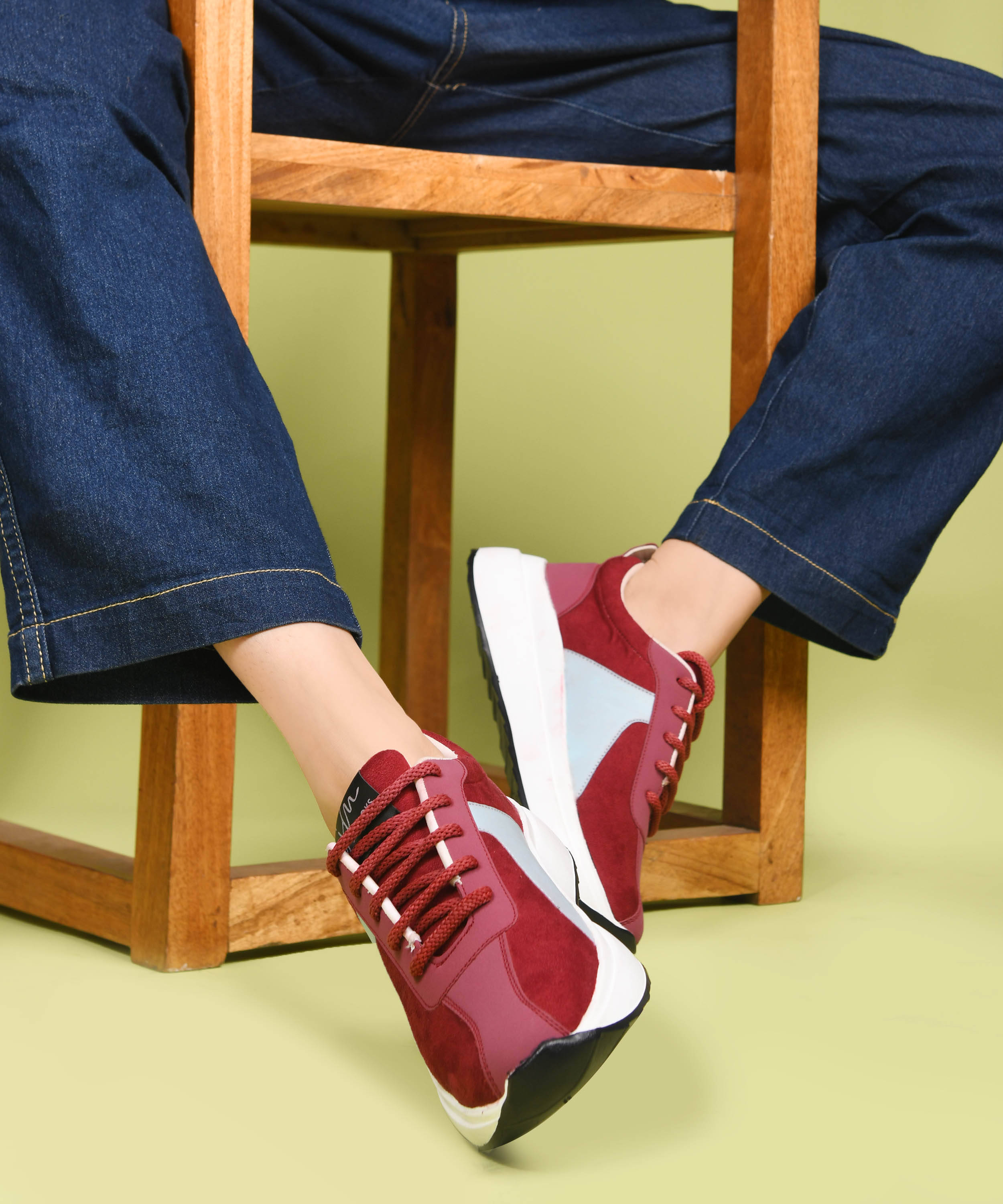 JM Looks Maroon Women's Sneakers JM Looks Maroon Women's Sneakers