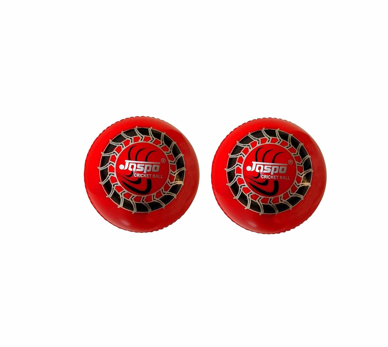     			Jaspo Red Rubber Cricket Ball ( Pack of 2 )