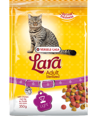     			Lara Adult Sterilized Dry Cat Food - 350g | Balanced Nutrition for Sterilized Cats | High-Quality Chicken Flavor | Supports Weight Control & Healthy Digestion